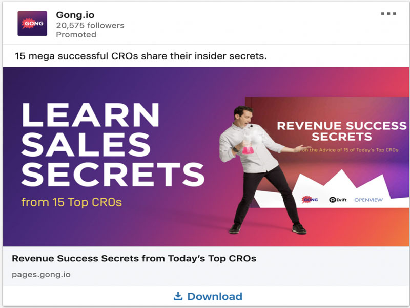 LinkedIn Sponsored Content