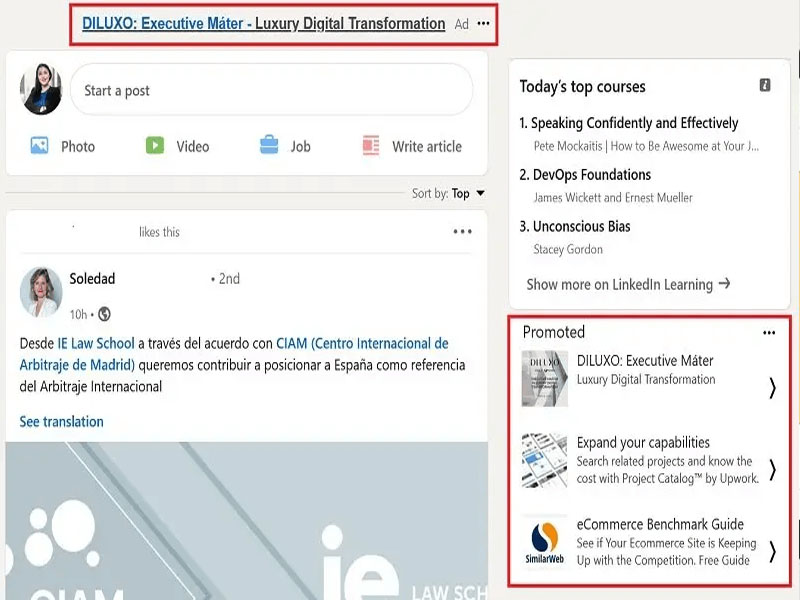LinkedIn Text Ads